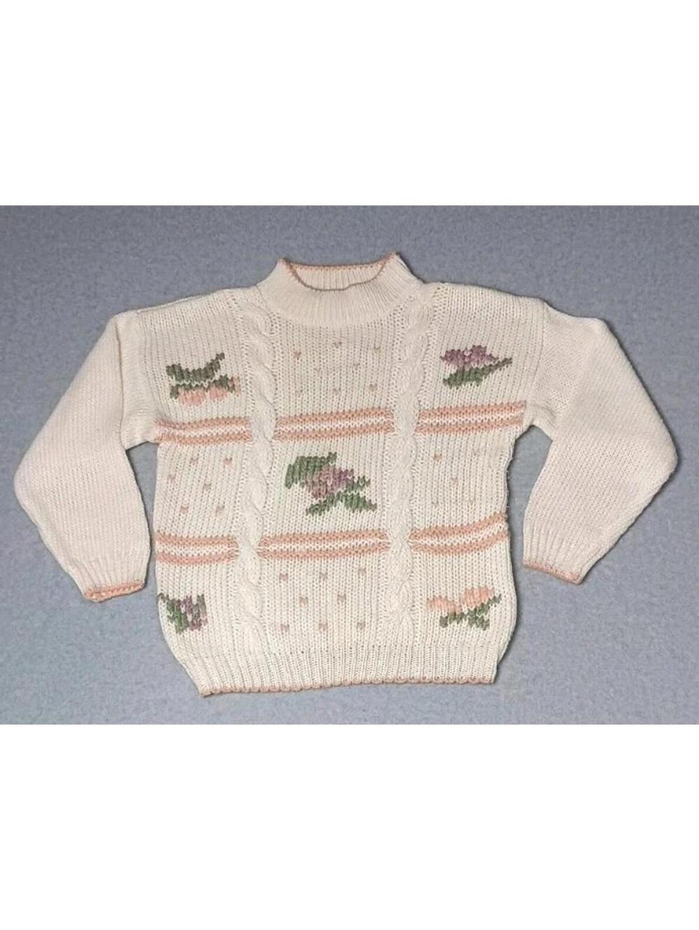 Vintage Huntington Ridge Cable Knit Hand Knitted Sweater Womens Size Medium...